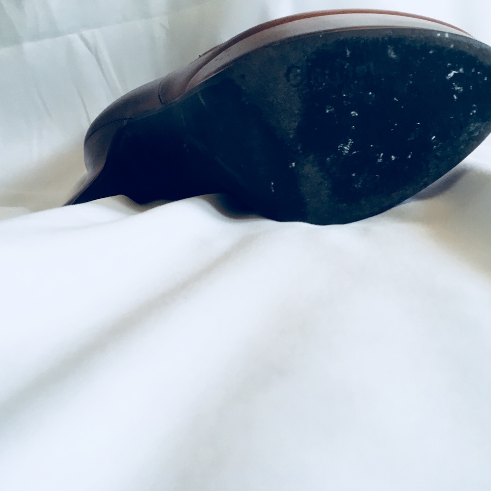 ShoeDazzle Dark Brown Platform Booties - Picture 5 of 5